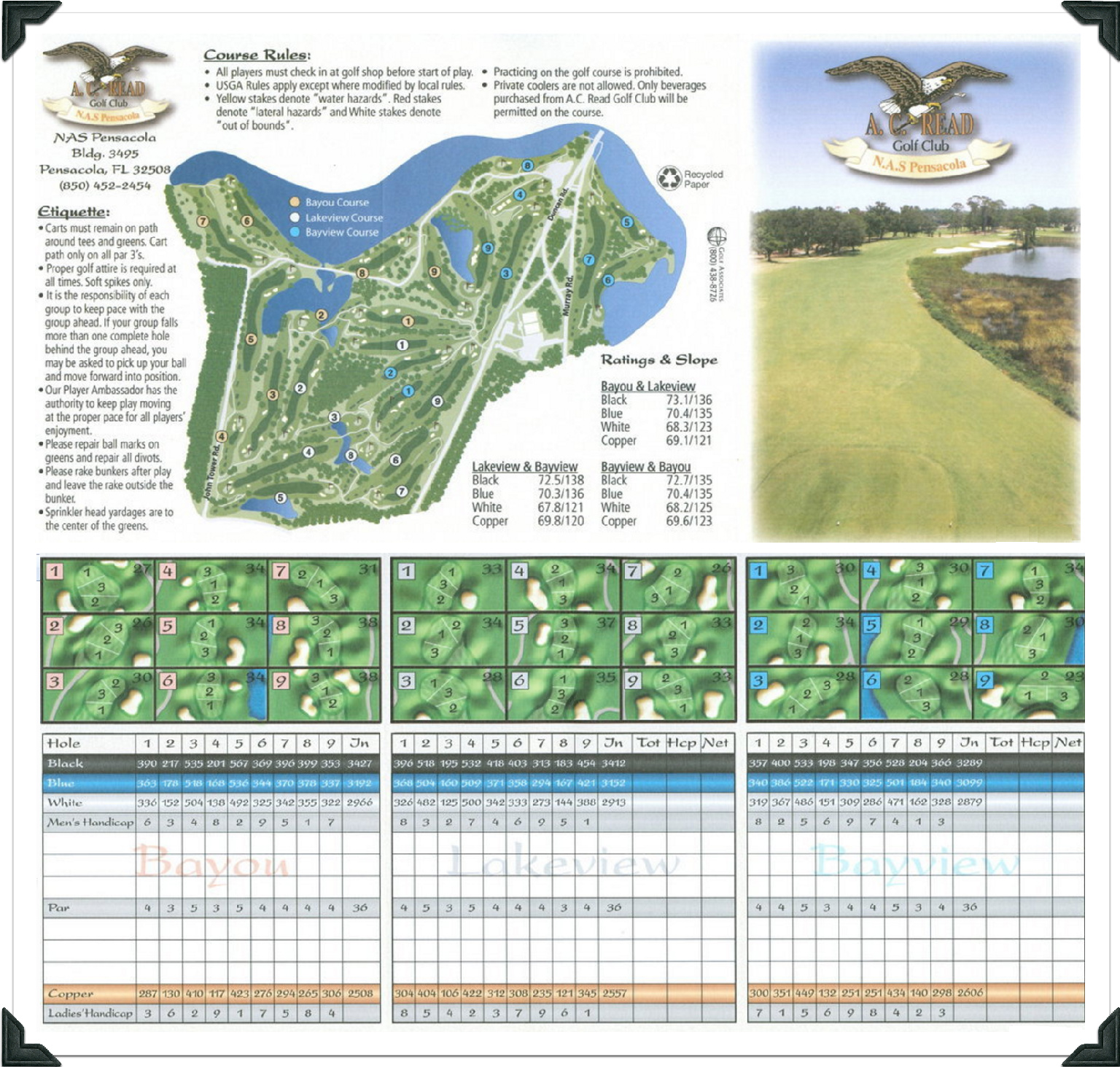 Naval Air Station, JACKSONVILLE, Florida Golf course information and